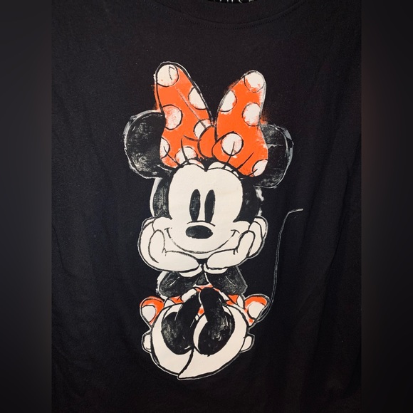 Black Minnie Mouse tee - Picture 2 of 3